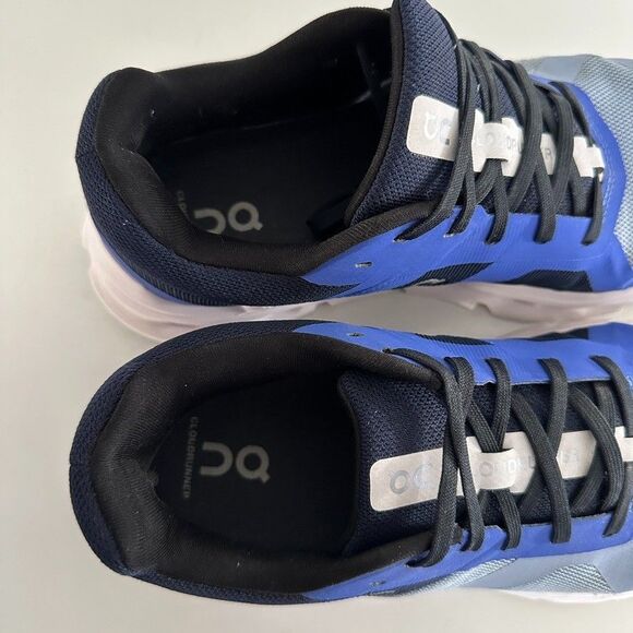 ON Running Cloud Cloudrunner Chambray Blue Midnight Running Shoes Women's Size 8 - Picture 6 of 12